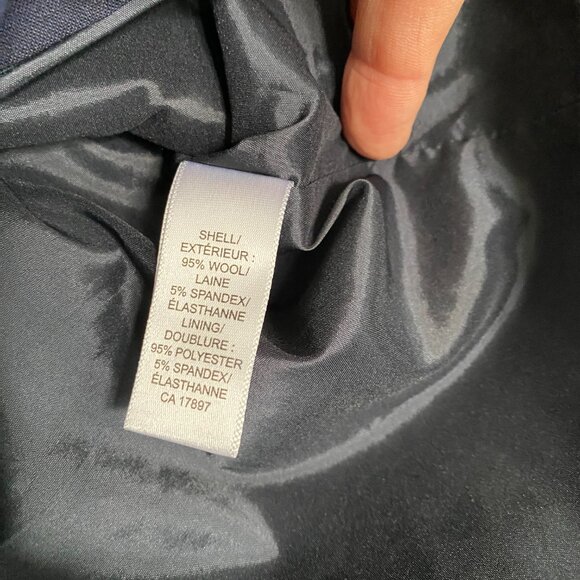 Banana Republic Petite Navy Wool-Blend Skirt – Size 4P - Picture 5 of 5